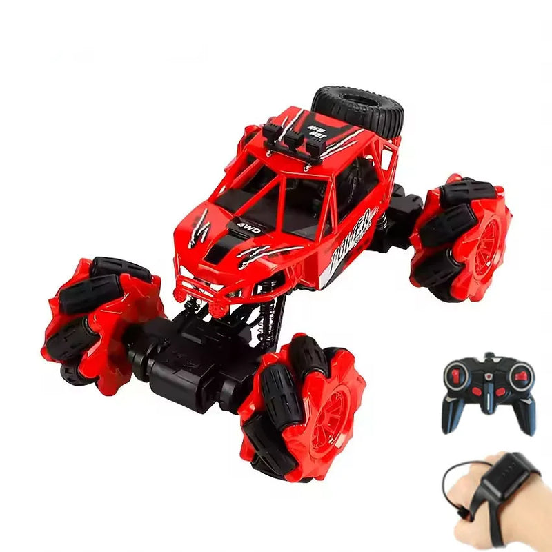HKM-428499 Dual Control 4x4 Stunt Car, 360° Rotation, All-Terrain Remote Control Vehicle for Kids