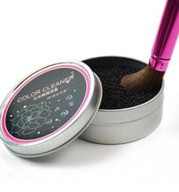 HKM-428499 Makeup Brush Color Cleaning Box - Portable Makeup Sponge Cleaner with Quick Drying Pad