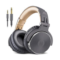 HKM-428563 Wired Over-Ear Headphones with Shared Port Technology and Dual Audio Cable (3.5mm & 6.5mm)