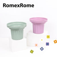 HKM-4285885 Bamboo Fiber Three-in-One Pet Bowl in Elegant Colors