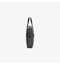 HKM-428627 Luxury Waterproof Leather Briefcase for Men - Vintage Design Laptop Handbag
