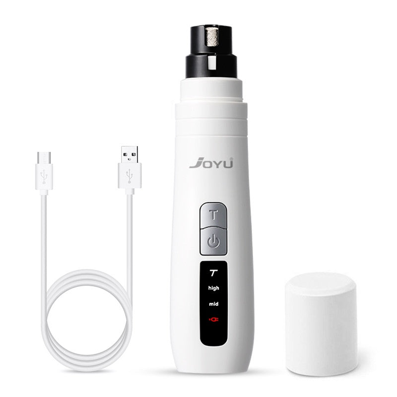 HKM-4288701 Electric Nail Grinder for All Pets - Portable Manicure Tool with USB Charging