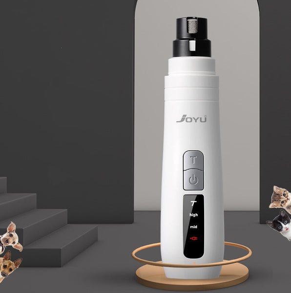 HKM-4288701 Electric Nail Grinder for All Pets - Portable Manicure Tool with USB Charging