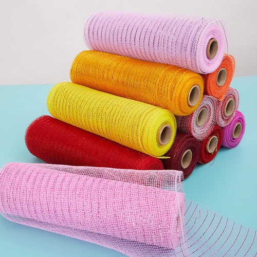 HKM-429011 10 Inch x 10 Yard Polypropylene Mesh Roll for Crafts and Decorations