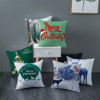 HKM-429139 Christmas Decorative Pillow Cover - Nordic Style Peach Fabric, 45 x 45 cm, Multiple Patterns Available