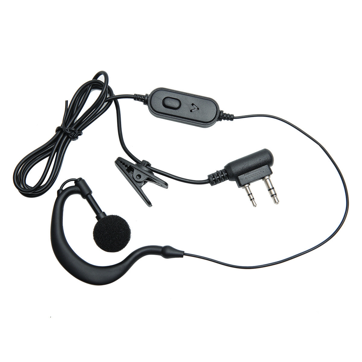 HKM-429139 Universal Sequin Walkie-Talkie Headset for BF-888S Models - Comfortable and Stylish Design