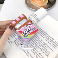 HKM-429267 Rainbow Chocolate Soft Silicone Case for AirPods 1/2 - Cute and Fun Design