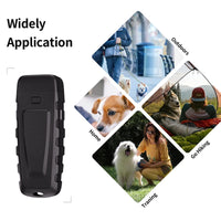 HKM-4293309 Handheld Ultrasonic Dog Bark Control Device with LED Flashlight and Training Modes