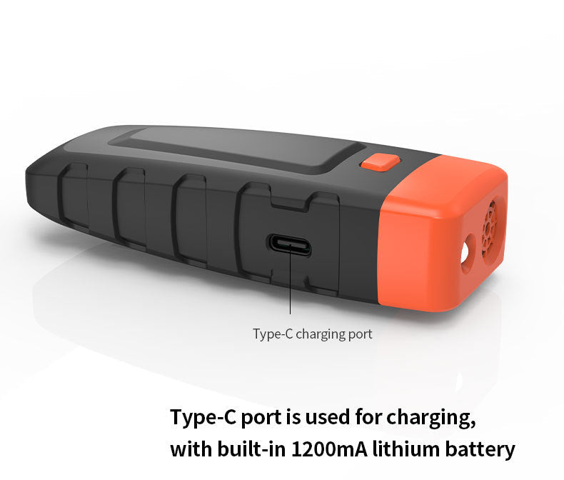 HKM-4293309 Handheld Ultrasonic Dog Bark Control Device with LED Flashlight and Training Modes