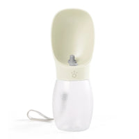 HKM-4293693 Portable Pet Water Cup for Dogs and Cats - Outdoor Drinking Container in White, Yellow, Lake Blue