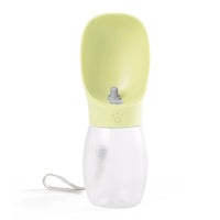 HKM-4293693 Portable Pet Water Cup for Dogs and Cats - Outdoor Drinking Container in White, Yellow, Lake Blue