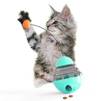 HKM-4293821 Interactive Pet Food Dispensing Ball for Cats - Durable PP and PC Construction