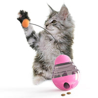 HKM-4293821 Interactive Pet Food Dispensing Ball for Cats - Durable PP and PC Construction