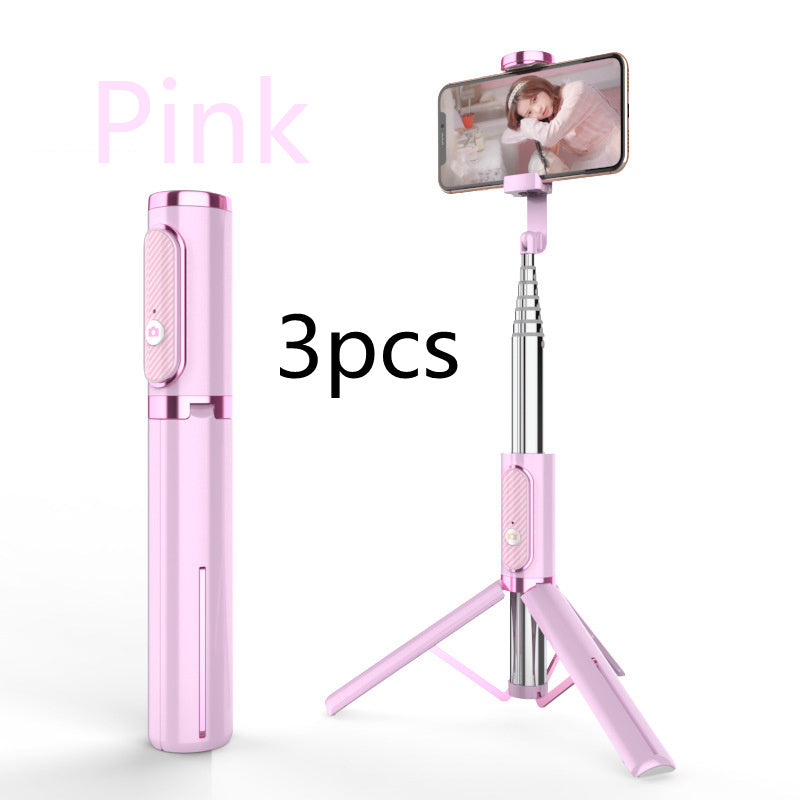 HKM-429459 Adjustable Aluminum Alloy Phone Selfie Stick with 6 Sections and 700mm Length