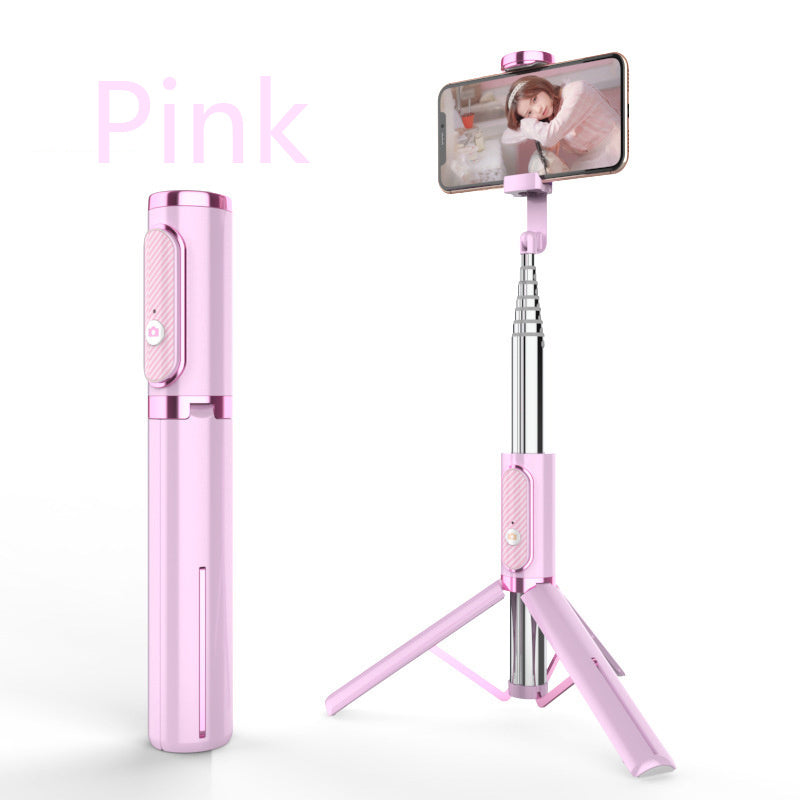 HKM-429459 Adjustable Aluminum Alloy Phone Selfie Stick with 6 Sections and 700mm Length