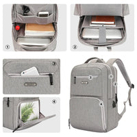 HKM-429459 Stylish and Functional USB Charging Computer Backpack for Men