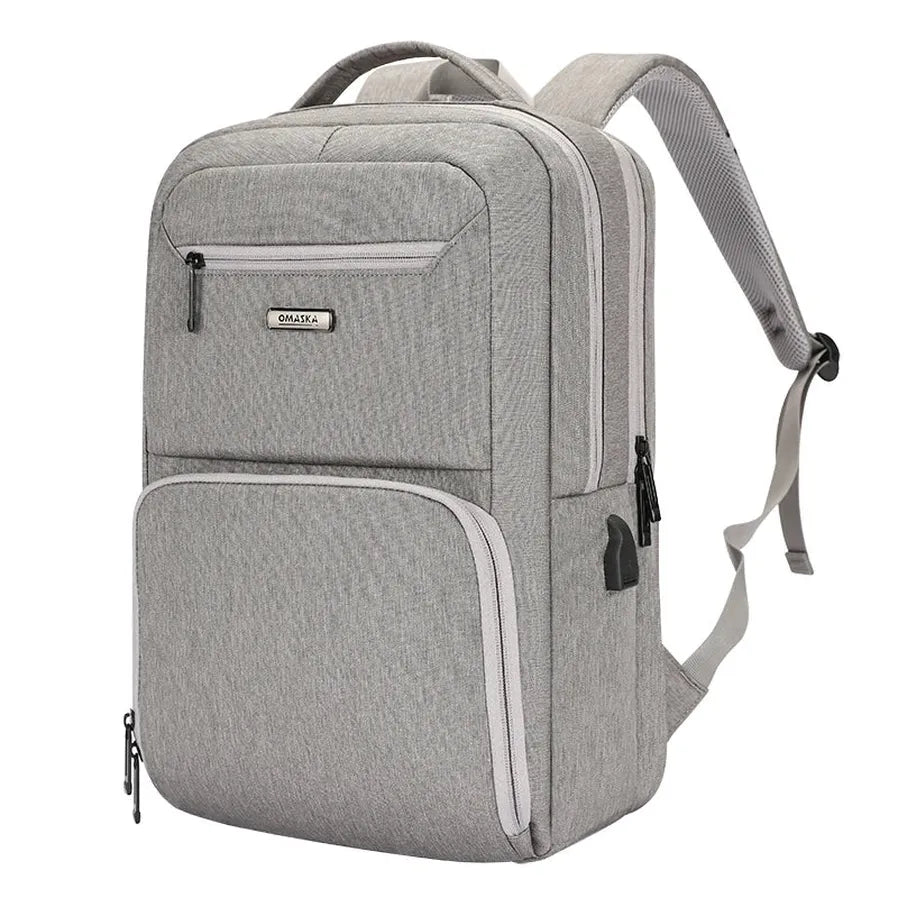 HKM-429459 Stylish and Functional USB Charging Computer Backpack for Men