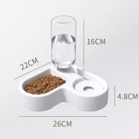 HKM-4295101 Pet Water Fountain for Cats and Dogs, Food-Grade Material, Compact Design, 22x26x16cm, Lightweight at 250g
