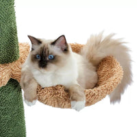 HKM-4295613 Cactus Cat Nest Cat Tree with Integrated Scratch Board and Solid Wood Climbing Frame