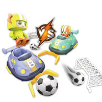 HKM-429651 Interactive RC Bumper Car Toy Football Set for Children, Mini Remote Control Car with Lights