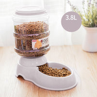 HKM-4299453 Dual-Purpose Cat Feeder and Drinking Fountain - Durable ABS and PVC Alloy Materials