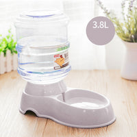 HKM-4299453 Dual-Purpose Cat Feeder and Drinking Fountain - Durable ABS and PVC Alloy Materials