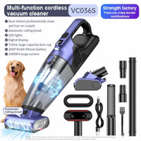 HKM-429971 Dual Motor Wireless Portable Vacuum Cleaner for Cars and Pet Hair Removal