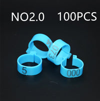 HKM-4300861 100 PCS Chicken Foot Rings - Versatile Accessories for Crafting and DIY Projects