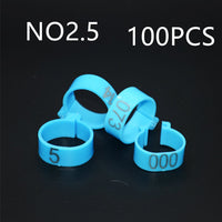 HKM-4300861 100 PCS Chicken Foot Rings - Versatile Accessories for Crafting and DIY Projects