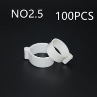 HKM-4300861 100 PCS Chicken Foot Rings - Versatile Accessories for Crafting and DIY Projects