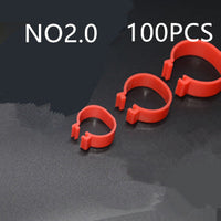 HKM-4300861 100 PCS Chicken Foot Rings - Versatile Accessories for Crafting and DIY Projects