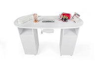 HKM-430099 Multi-functional Nail Salon Manicure Table with Drawers and Integrated Nail Cleaner