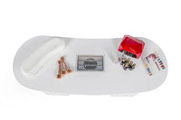 HKM-430099 Multi-functional Nail Salon Manicure Table with Drawers and Integrated Nail Cleaner