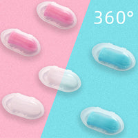 HKM-4301245 Soft Silicone Pet Finger Toothbrush for Effective Stain Removal and Gum Care with Case
