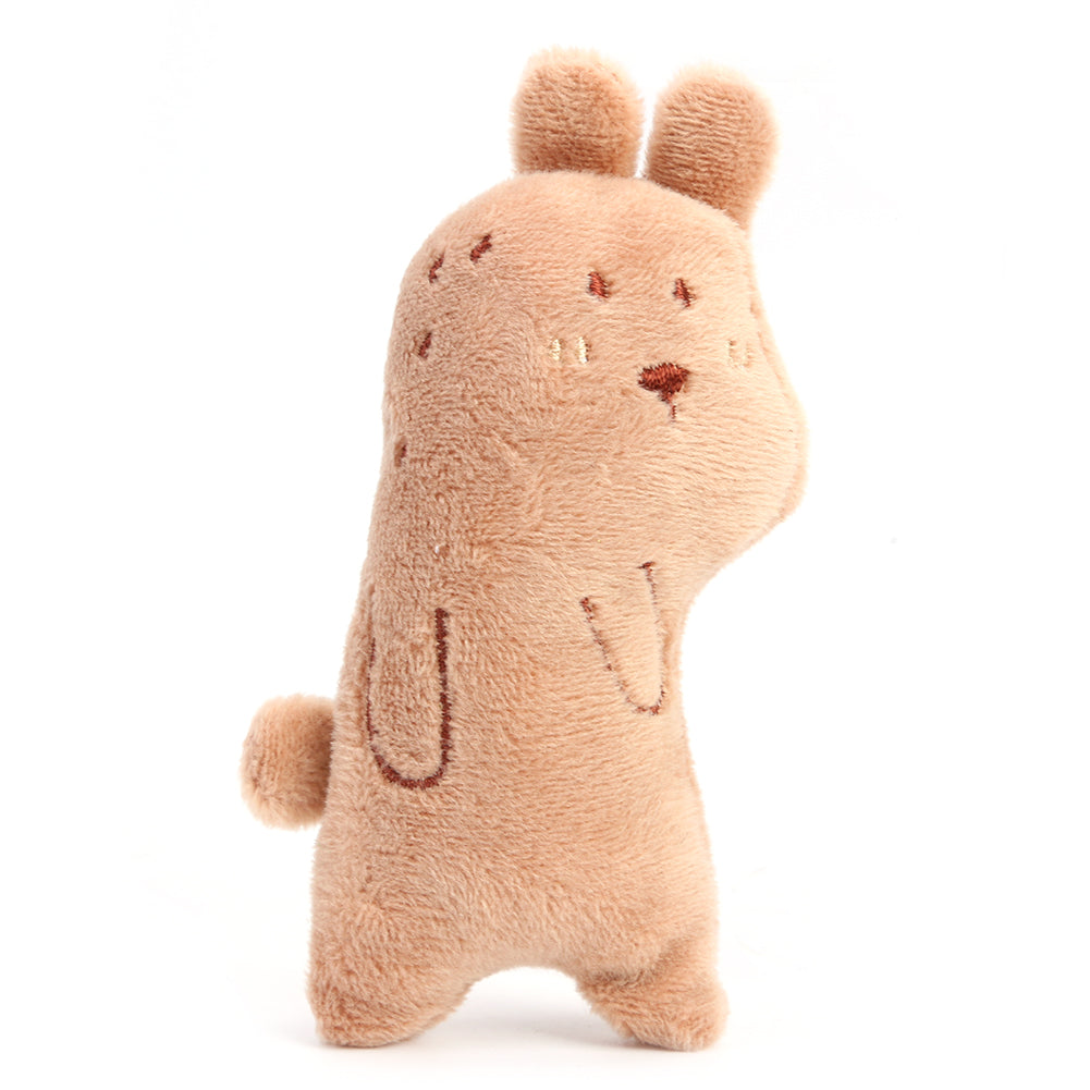 HKM-4303037 Plush Cat Toy with Catnip - Cute Bear, Kangaroo, Crocodile, and Mouse Designs