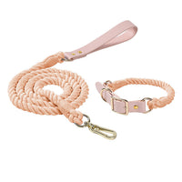 HKM-4303165 Adjustable Rainbow Traction Rope and Collar Set for Medium and Large Dogs