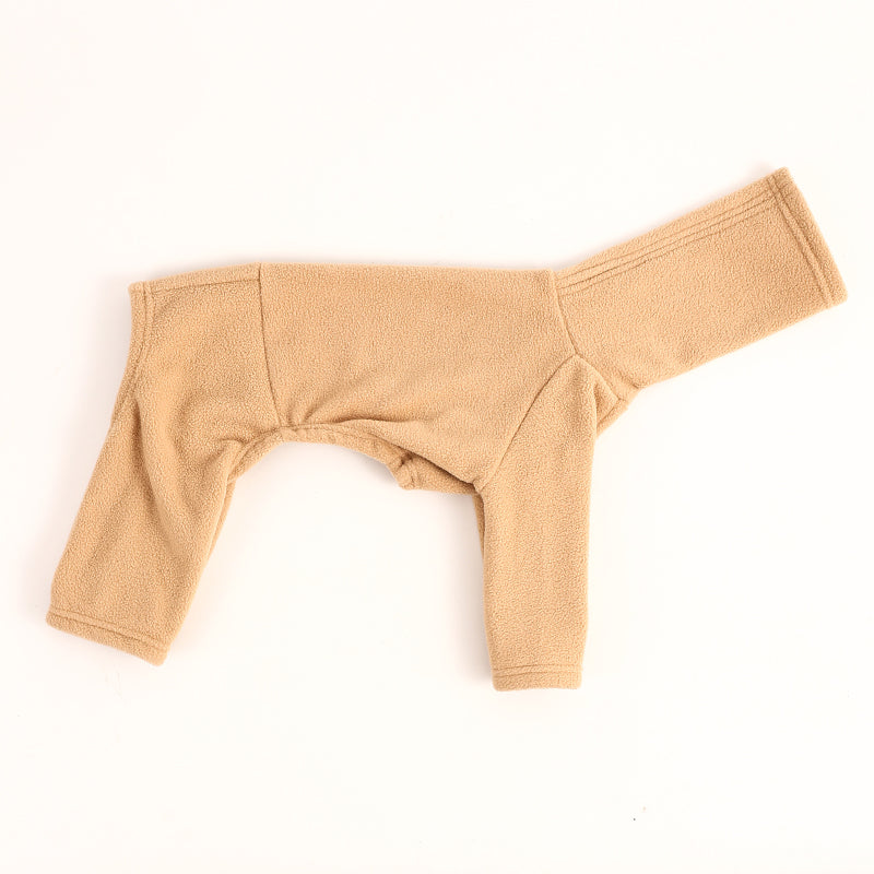 HKM-4303933 Warm Double-Sided Fleece Clothes for Doberman - Khaki, Sky Blue, Rose Colors Available
