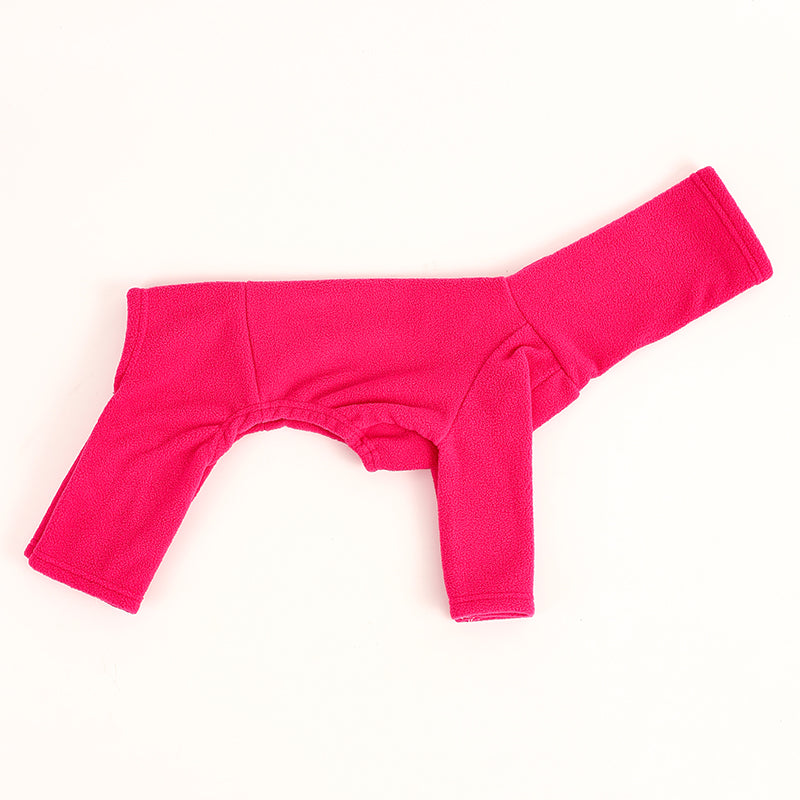 HKM-4303933 Warm Double-Sided Fleece Clothes for Doberman - Khaki, Sky Blue, Rose Colors Available