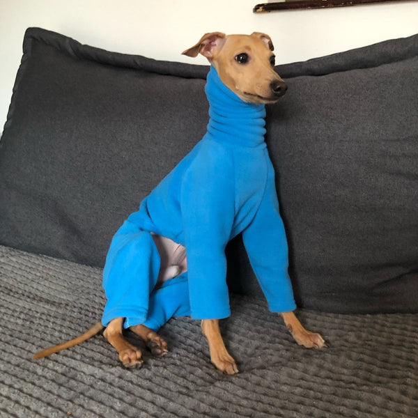 HKM-4303933 Warm Double-Sided Fleece Clothes for Doberman - Khaki, Sky Blue, Rose Colors Available