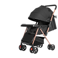HKM-430419 High View 3-in-1 Folding Stroller with Sit-Lie Feature, Mosquito Nets, Storage Baskets, and Cup Holders
