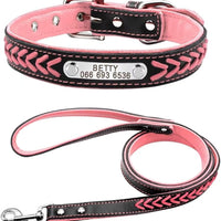 HKM-4305341 Personalized Leather Anti-Lost Dog Tag for Puppies - Sustainable & Fast Release