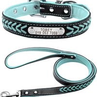 HKM-4305341 Personalized Leather Anti-Lost Dog Tag for Puppies - Sustainable & Fast Release