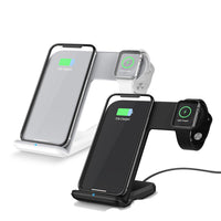 HKM-430611 Wireless Mobile Phone Charger with Type-C Cable - Compact Design, PC+ABS and Silicone Materials