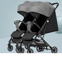 HKM-4306259 lightweight frame stroller pair angled view