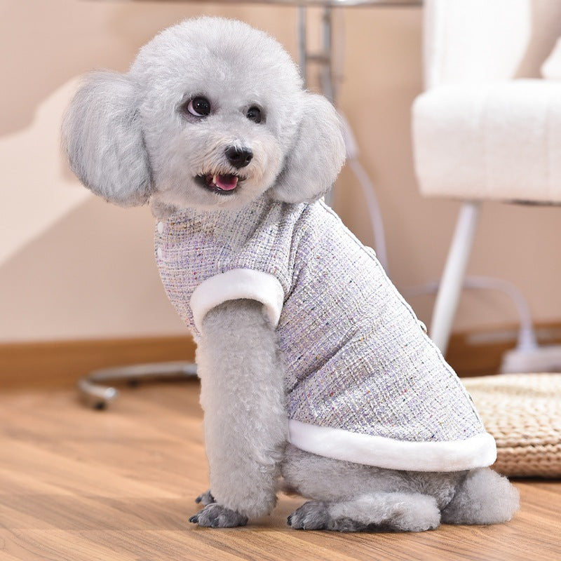 HKM-4307133 Cat Sausage Jacket in Black and Purple – Available in XS to 4L, Made of Durable PU Material