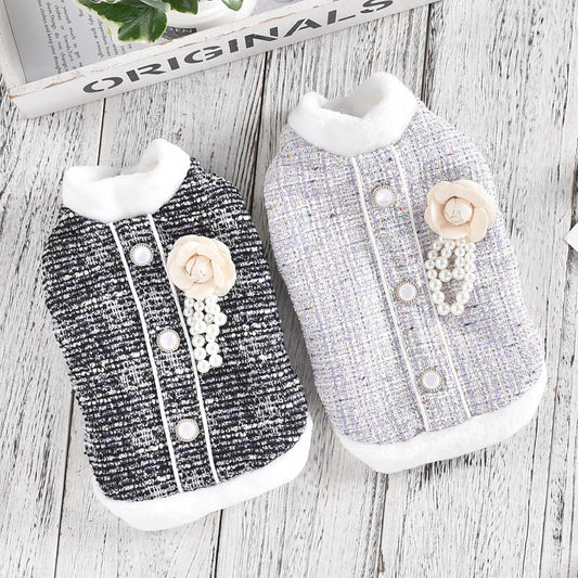 HKM-4307133 Cat Sausage Jacket in Black and Purple – Available in XS to 4L, Made of Durable PU Material