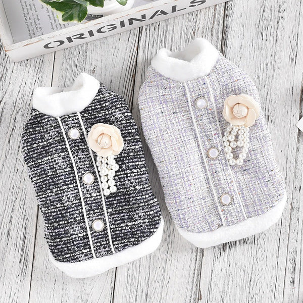 HKM-4307133 Cat Sausage Jacket in Black and Purple – Available in XS to 4L, Made of Durable PU Material