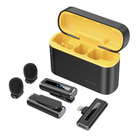HKM-430739 Wireless Network Clamp Microphone with Noise Reduction Technology for Recording and Live Streaming