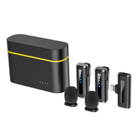 HKM-430739 Wireless Network Clamp Microphone with Noise Reduction Technology for Recording and Live Streaming