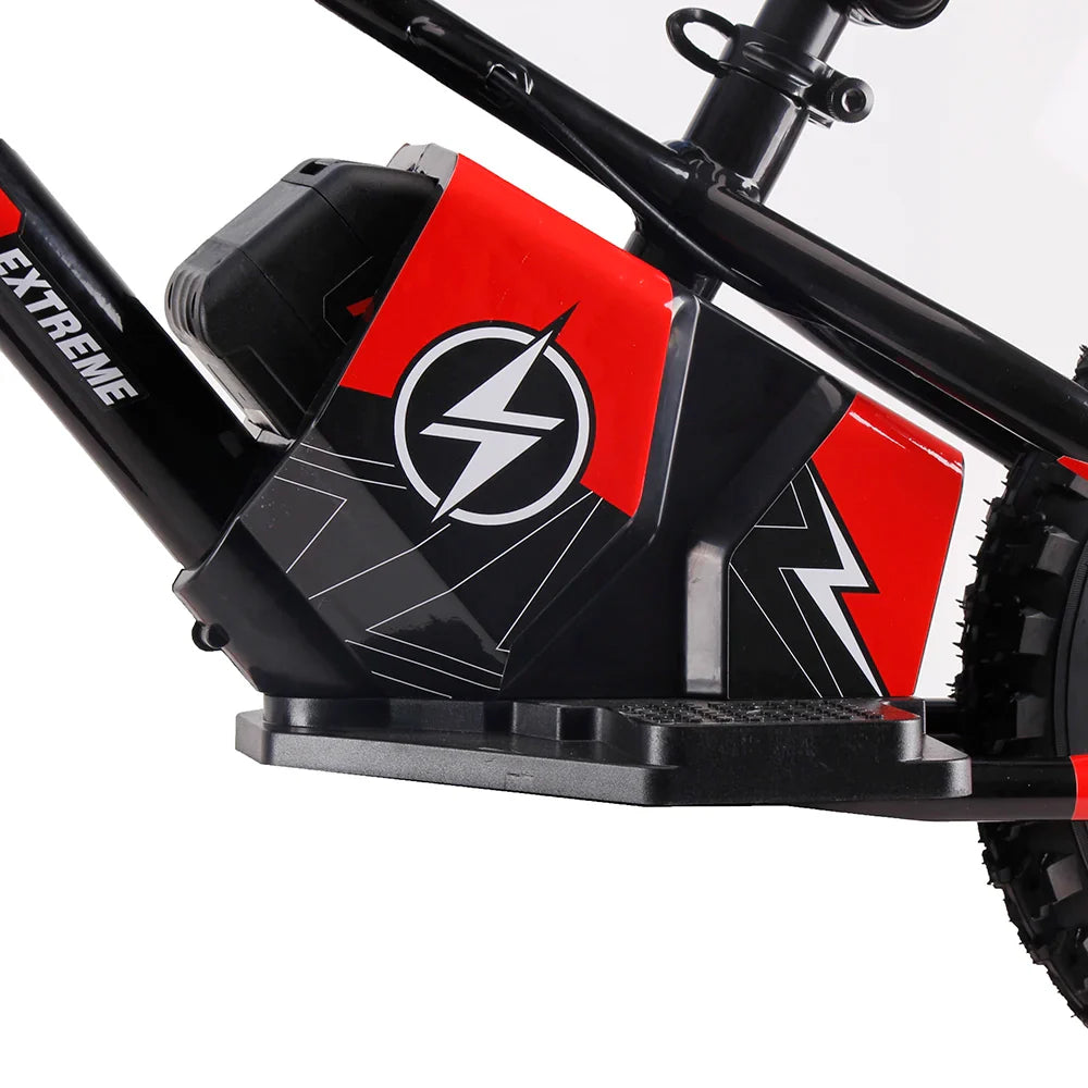 HKM-430803 Electric Balance Bike for Kids 16 Inch, 36V 5.0AH Lithium Battery Scooter with 3 Speed Settings and Disc Brake